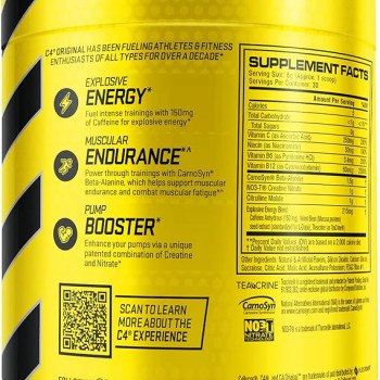 C4 Pre Workout 30 Serving C4 Pre Workout 30 Serving